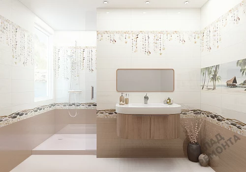 Фото Вставка Alma Ceramica Айленд DWA11ALD004 разноцветный 200*600 – купить в Москве: цена, описание, фото. Интернет-магазин 4