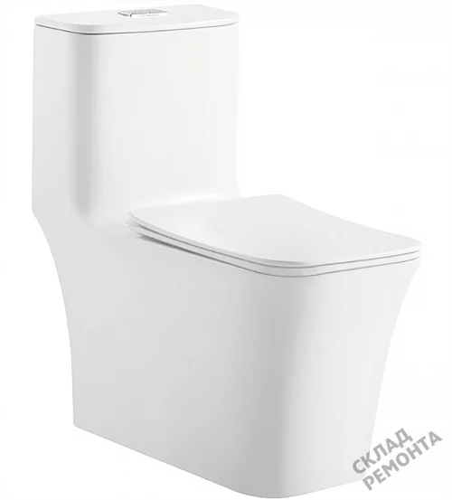 Фото Унитаз моноблок ODA Skiff-1109 безободковый купить в Москве: цена, описание, фото. Интернет-магазин 1