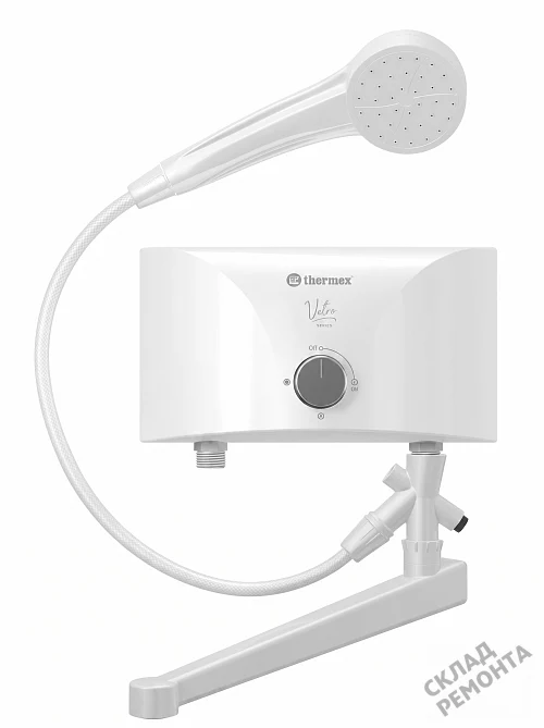 Фото Водонагреватель проточный Thermex Vetro 6500 combi – купить в Москве: цена, описание, фото. Интернет-магазин 2