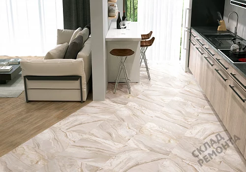 Фото Керамогранит лаппатированный Alma Ceramica Мэджик GFU04MGC47L серый 600*600*9 – купить в Москве: цена, описание, фото. Интернет-магазин 2