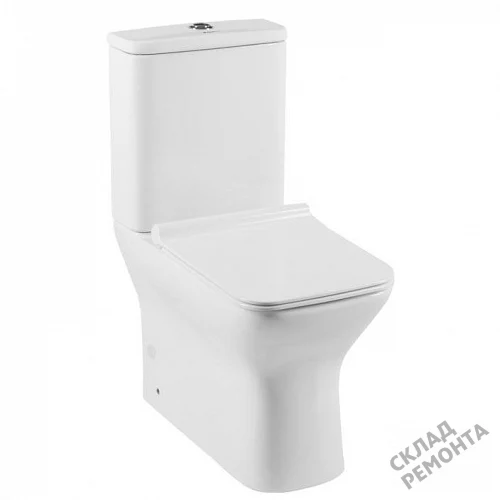 Фото Унитаз напольный Aquanet Cube-C 210759 безободковый купить в Москве: цена, описание, фото. Интернет-магазин 5