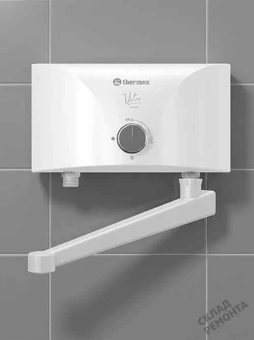 Фото Водонагреватель проточный Thermex Vetro 6500 tap – купить в Москве: цена, описание, фото. Интернет-магазин 1