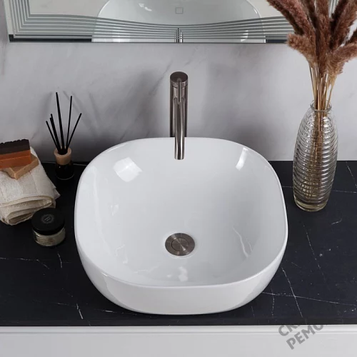 Фото Раковина накладная BelBagno BB1301 42.5 см купить в Москве: цена, описание, фото. Интернет-магазин 5