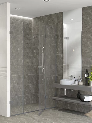 Декор Azori Хюгге Кристалл коричневый 315*630