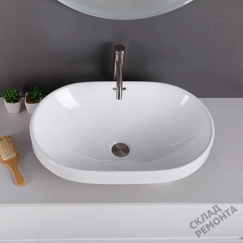 Фото Раковина накладная BelBagno BB1004 60 см купить в Москве: цена, описание, фото. Интернет-магазин 4