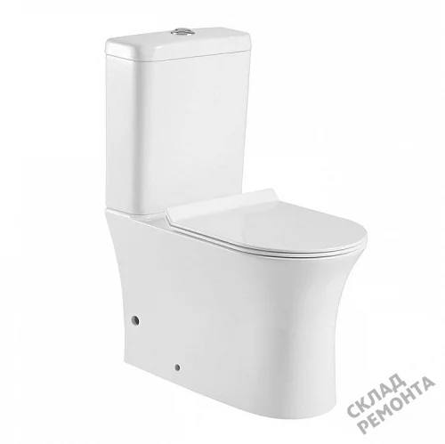 Фото Унитаз напольный Aquanet Roll-C 210764 безободковый купить в Москве: цена, описание, фото. Интернет-магазин 1