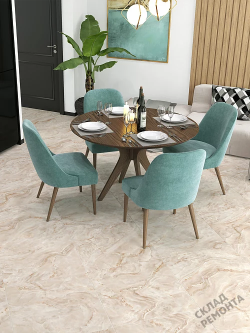 Фото Керамогранит лаппатированный Alma Ceramica Невада GFU04NVD40L бежевый 600*600*9 – купить в Москве: цена, описание, фото. Интернет-магазин 1
