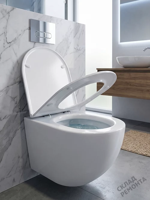 Фото Унитаз подвесной Calypso CS3215UQ-OK ультратихий смыв купить в Москве: цена, описание, фото. Интернет-магазин 1
