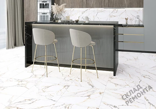 Фото Керамогранит матовый Alma Ceramica Тренди GFU04TRD04R белый 600*600*9 – купить в Москве: цена, описание, фото. Интернет-магазин 2
