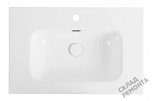 Фото Раковина на тумбу Aquanet Flat 70 (284027), 71 см купить в Москве: цена, описание, фото. Интернет-магазин 1