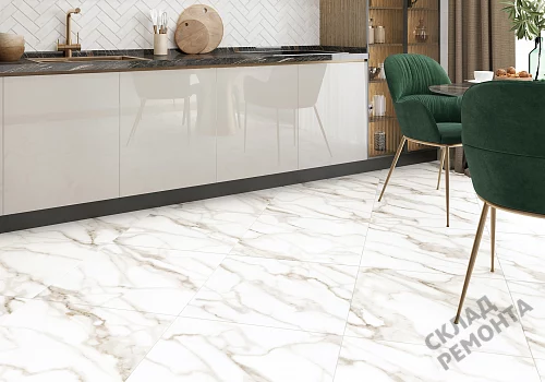 Фото Керамогранит матовый Alma Ceramica Гранада GFU6060GRD04R белый 600*600*9 – купить в Москве: цена, описание, фото. Интернет-магазин 5