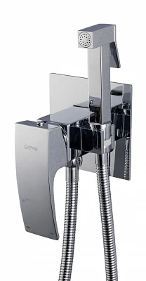 Смеситель с гигиеническим душем Gappo G7207-1 однорычажный хром