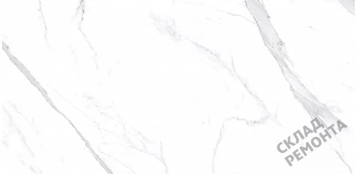 Фото Керамогранит матовый Steppe Ceramics Statuario White белый 600*1200*10 – купить в Москве: цена, описание, фото. Интернет-магазин 1