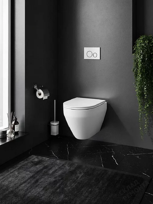 Фото Унитаз подвесной Am.Pm Spirit V2.0 C701700WH безободковый купить в Москве: цена, описание, фото. Интернет-магазин 1