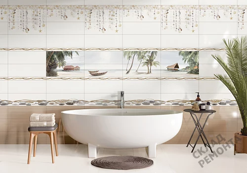 Фото Вставка Alma Ceramica Айленд DWA11ALD004 разноцветный 200*600 – купить в Москве: цена, описание, фото. Интернет-магазин 2