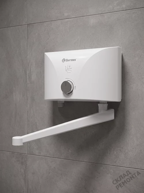 Фото Водонагреватель проточный Thermex Vetro 5500 tap – купить в Москве: цена, описание, фото. Интернет-магазин 1