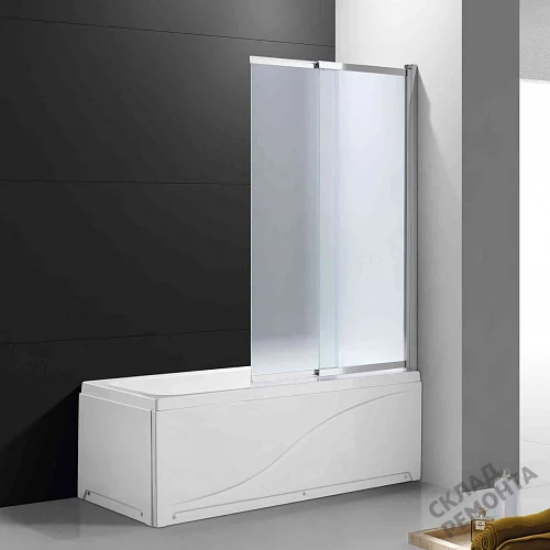 Фото Шторка для ванны Cezares Slider SLIDER-VF-11-90/150-P-Cr 6 мм хром 90*150 купить в Москве: цена, описание, фото. Интернет-магазин 1