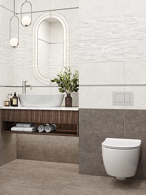 Плитка настенная Alma Ceramica Дискавер TWU2550DCV40 серый 249*500